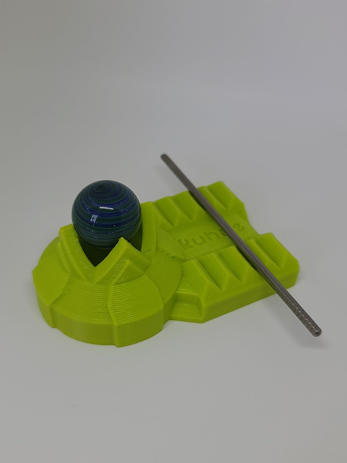 Neon Green Kuhns Weighted Dabber Stand