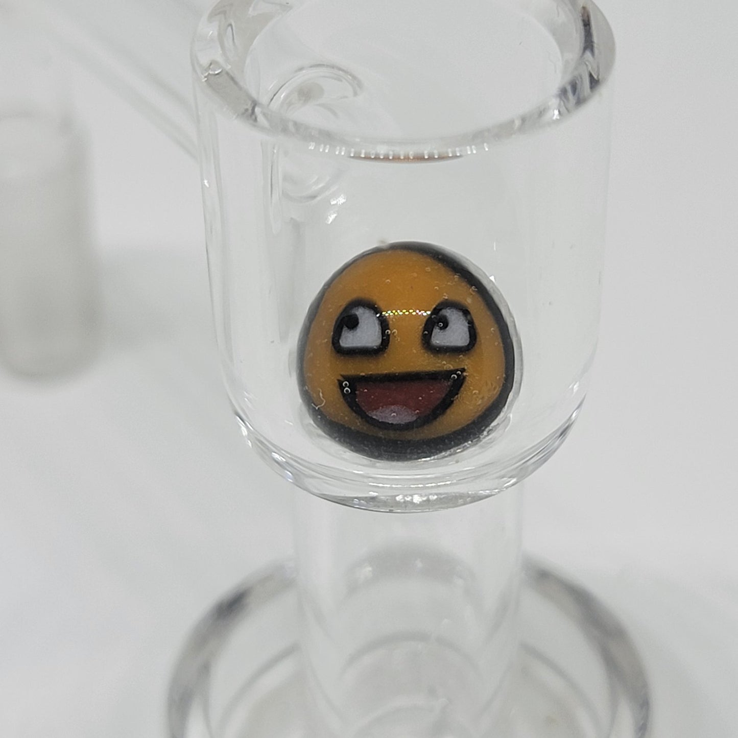 Happy Emoji Control Tower Top Marble