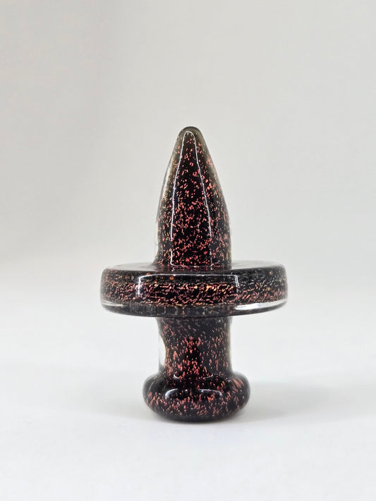 16mm Victory Glassworks "Scarlet Ember" Dichro Boro Apex Cap