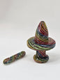 20mm Victory Glassworks "Lite Brite"  Dichro Boro Apex Cap & Matching Pillar 