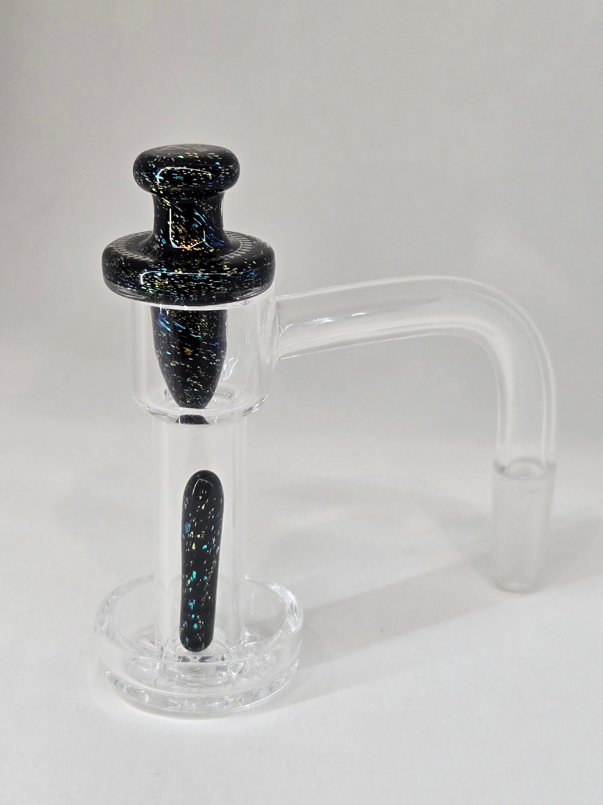 16mm Victory Glassworks "Electrum" Dichro Boro Apex Cap & Matching Pillar