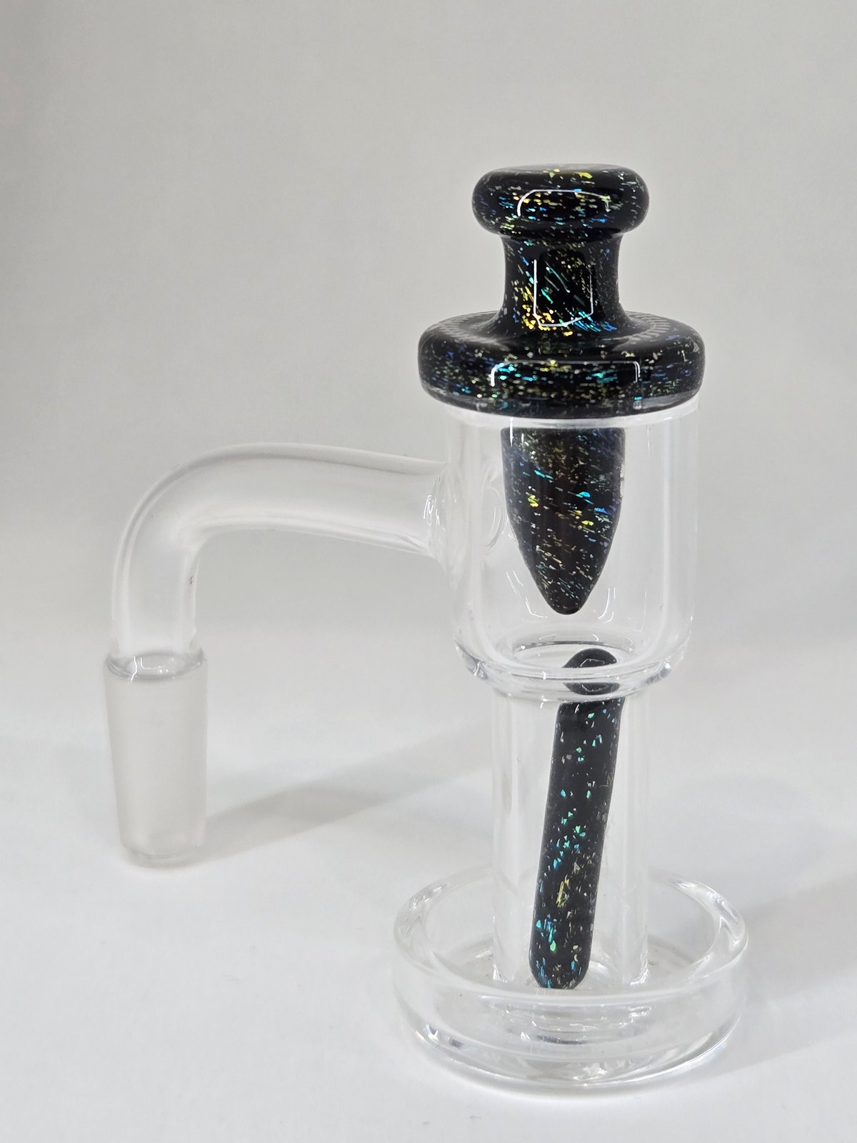 16mm Victory Glassworks "Electrum" Dichro Boro Apex Cap & Matching Pillar