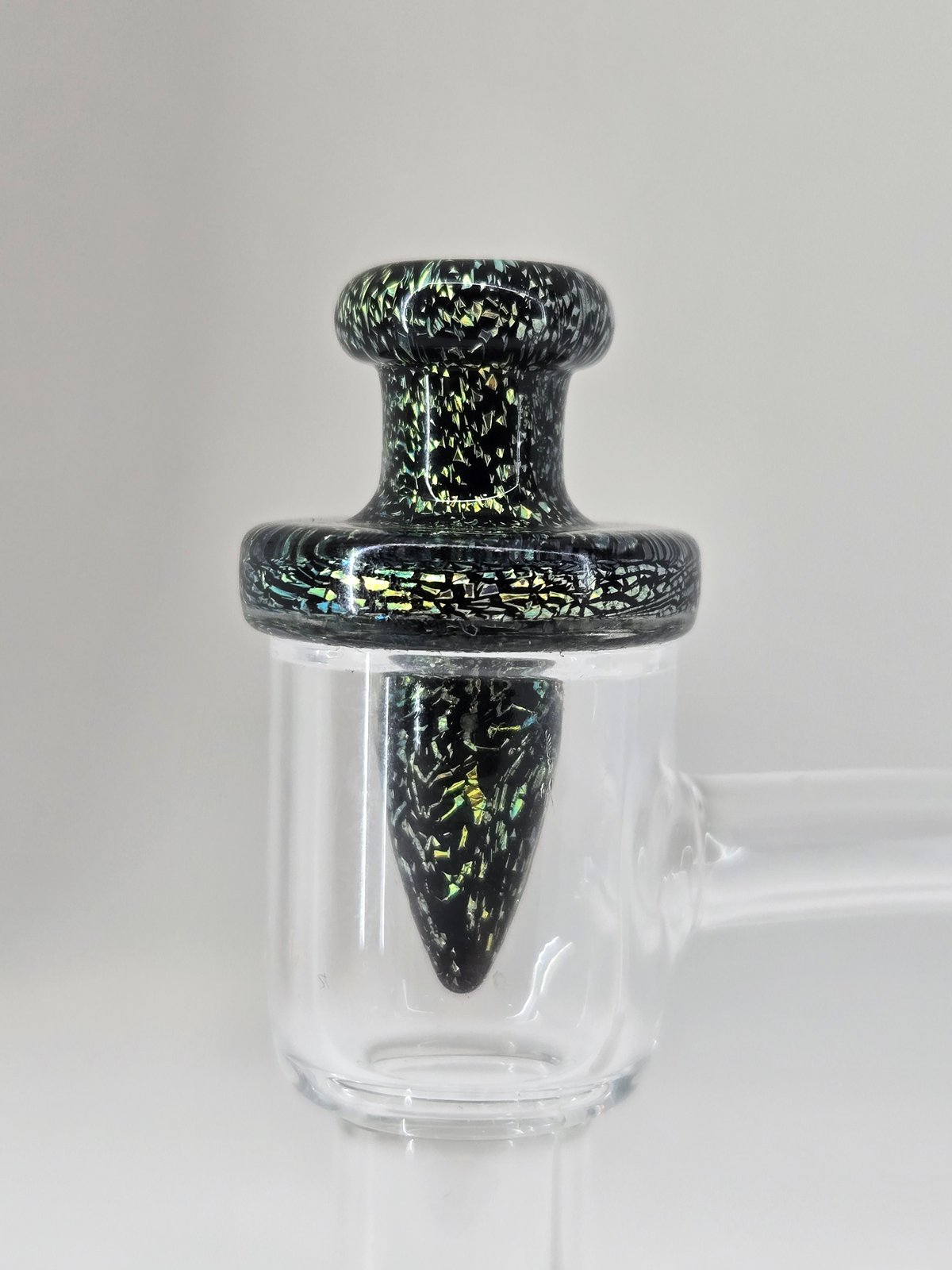 16mm Victory Glassworks "Moss Ember" Dichro Boro Apex Cap