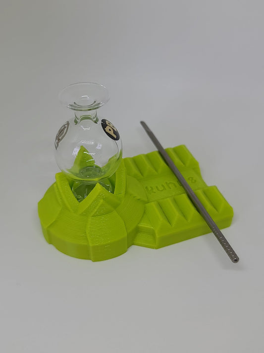 Neon Green Kuhns Weighted Dabber Stand