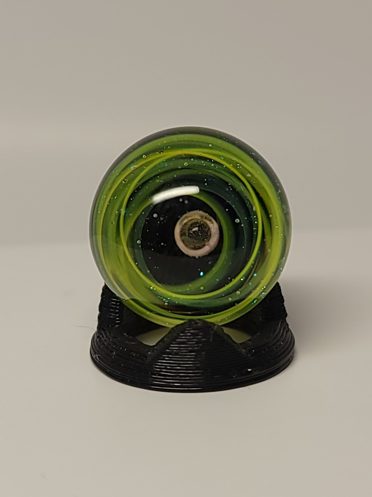 Green Top Marble w/Opal Sphere