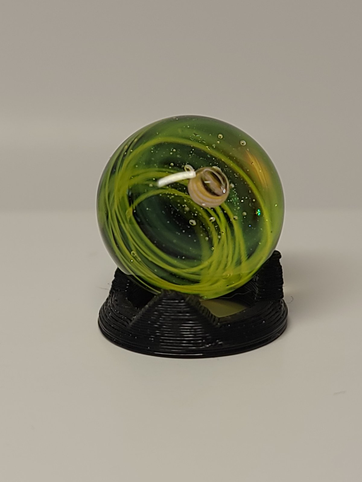 Green Top Marble w/Opal Sphere