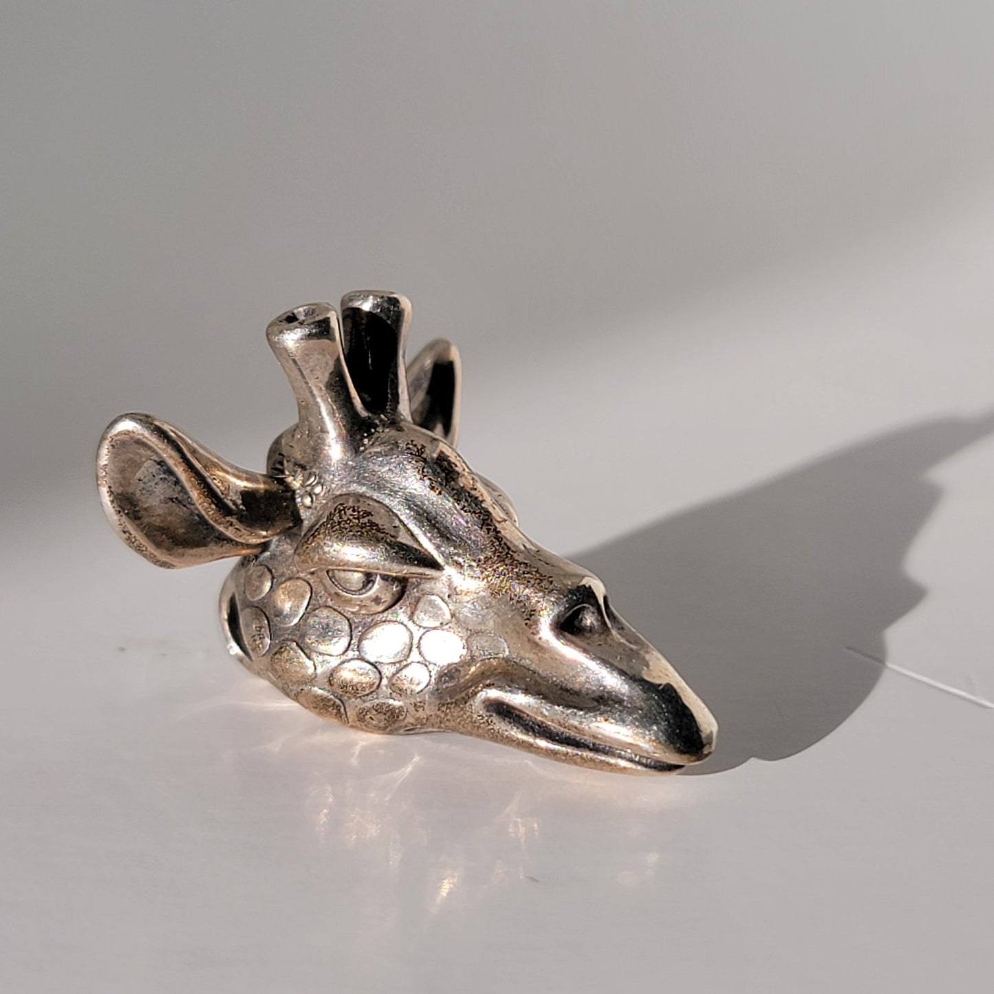 Kuhns x Matt Robertson Solid Silver Giraffe Head Pendant