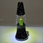 Crushed Opal and Illuminatti Blugrass Man Lava Lamp One Hitter