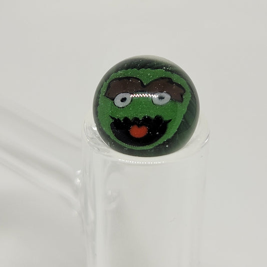 Oscar the Grouch Control Tower Top Marble 