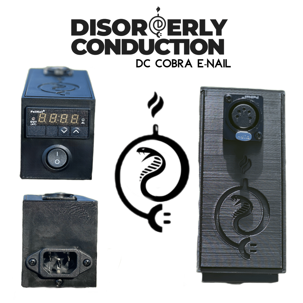 Disorderly Conduction Cobra 3-D Printed E-Nail