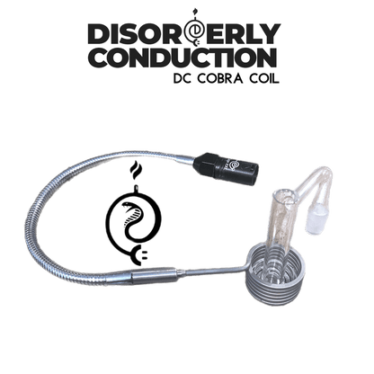 Disorderly Conduction Cobra 3D Printed E-Nail and 30mm XXL v2 Cobra Coil